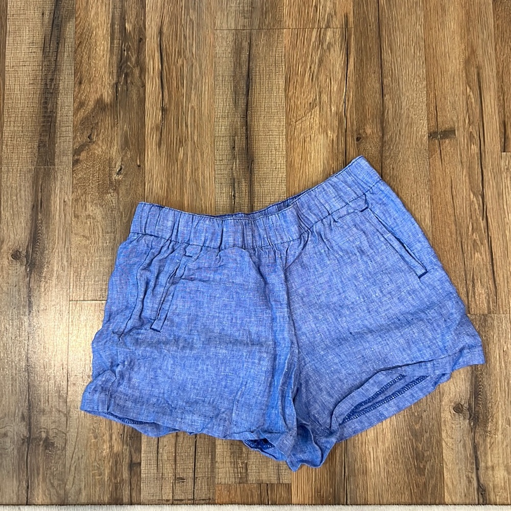 Lilly Pulitzer Blue Linen Shorts